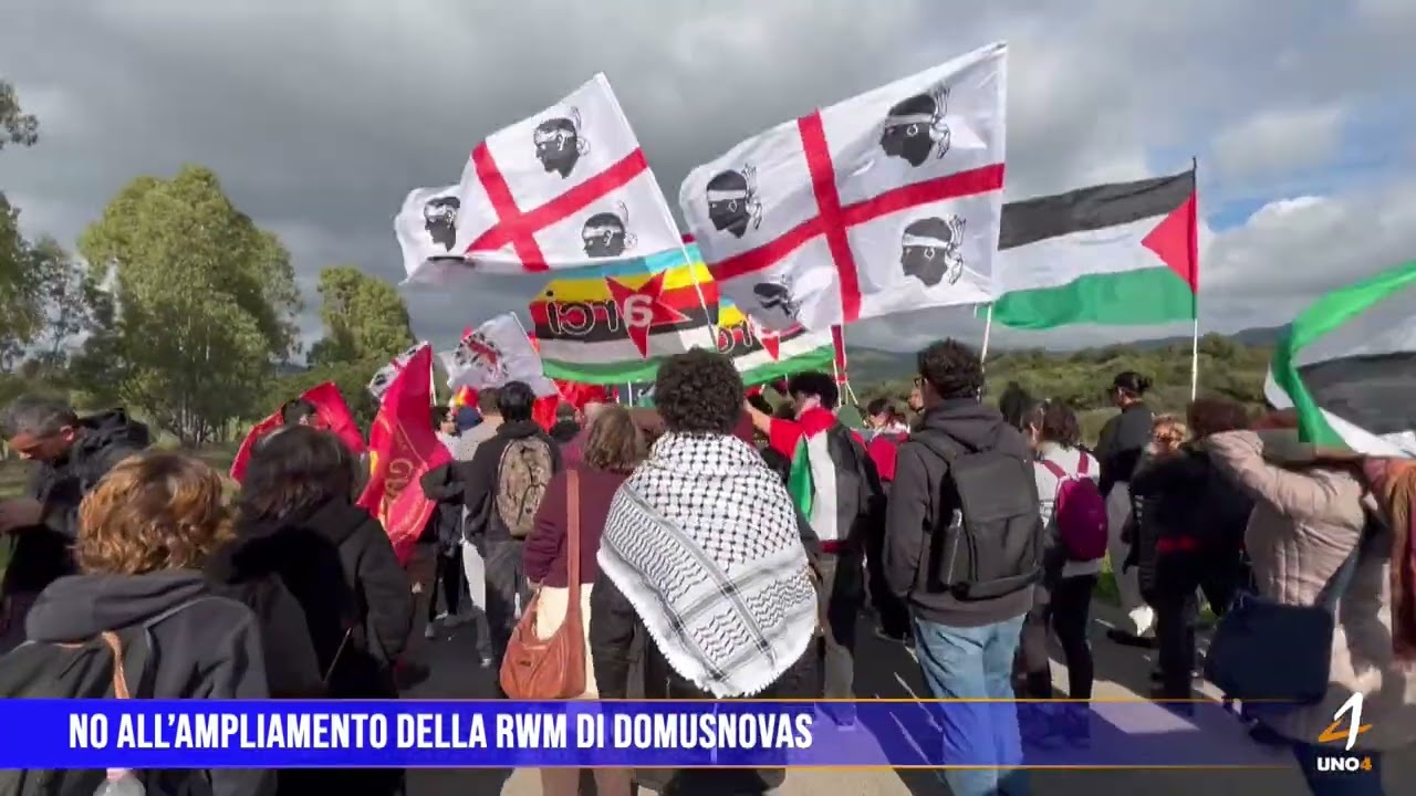 No all’ampliamento della RWM di Domusnovas