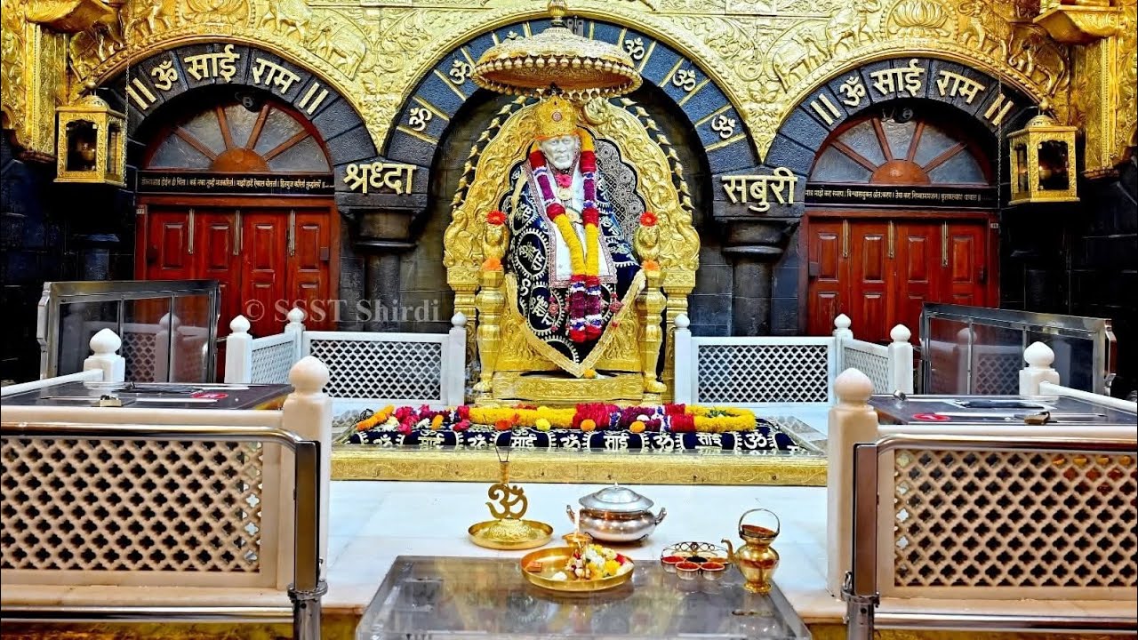 சீரடி சாய்பாபா ஞாயிற்றுக்கிழமை காலை தரிசனம் 🕉️ Shirdi Saibaba Sunday Morning Darshan! #saibaba 