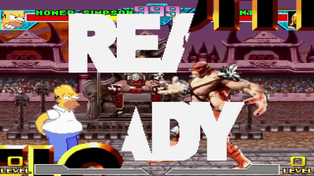 Chrigar Mugen: Homer Simpson vs Kintaro (OMEGAPSYCHO)