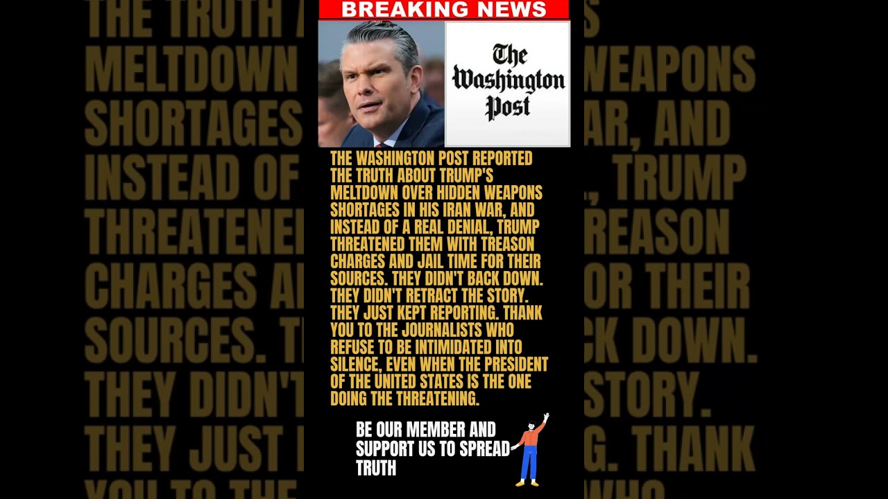 BREAKING: Trump Accuses Washington Post of 