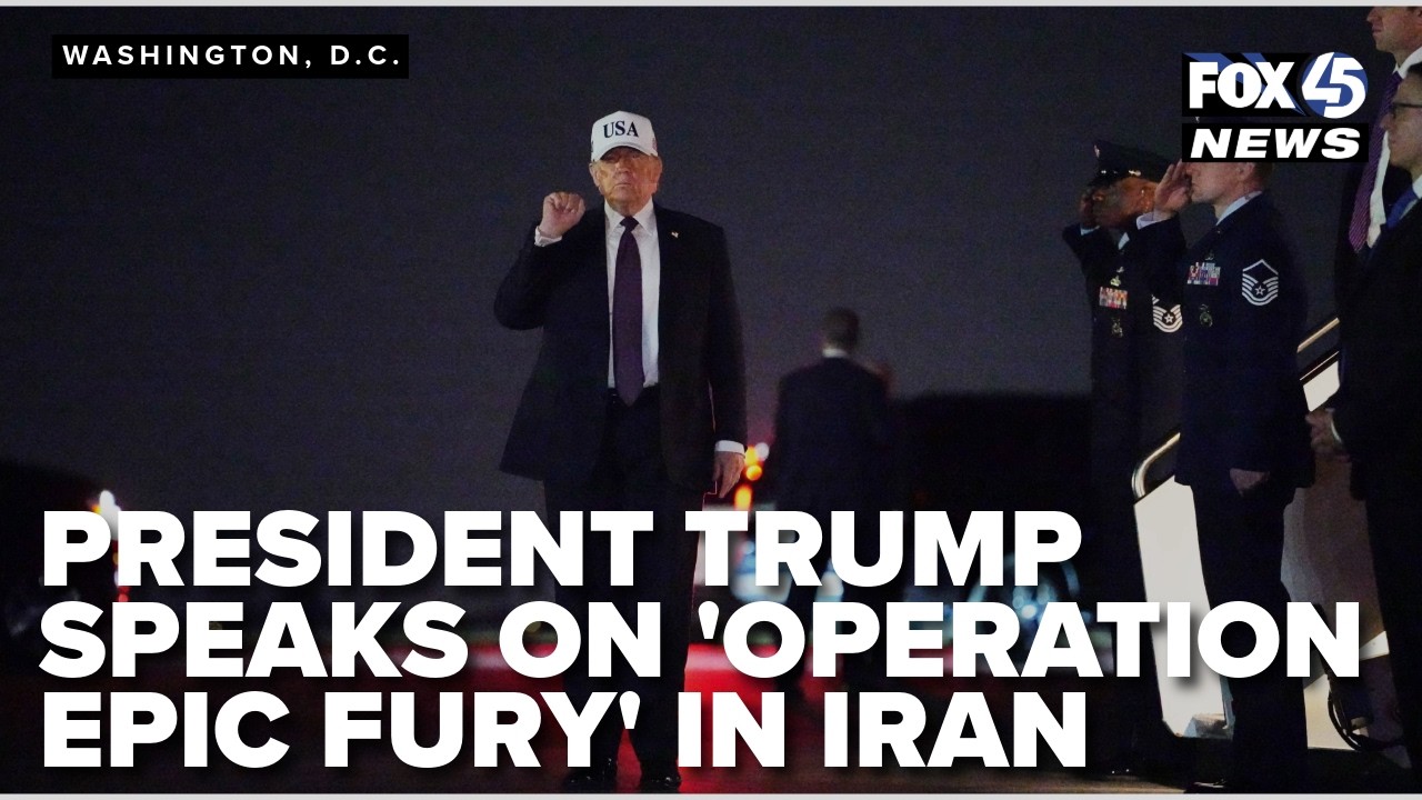 President Trump speaks on Iran ahead of Medal of Honor Ceremony