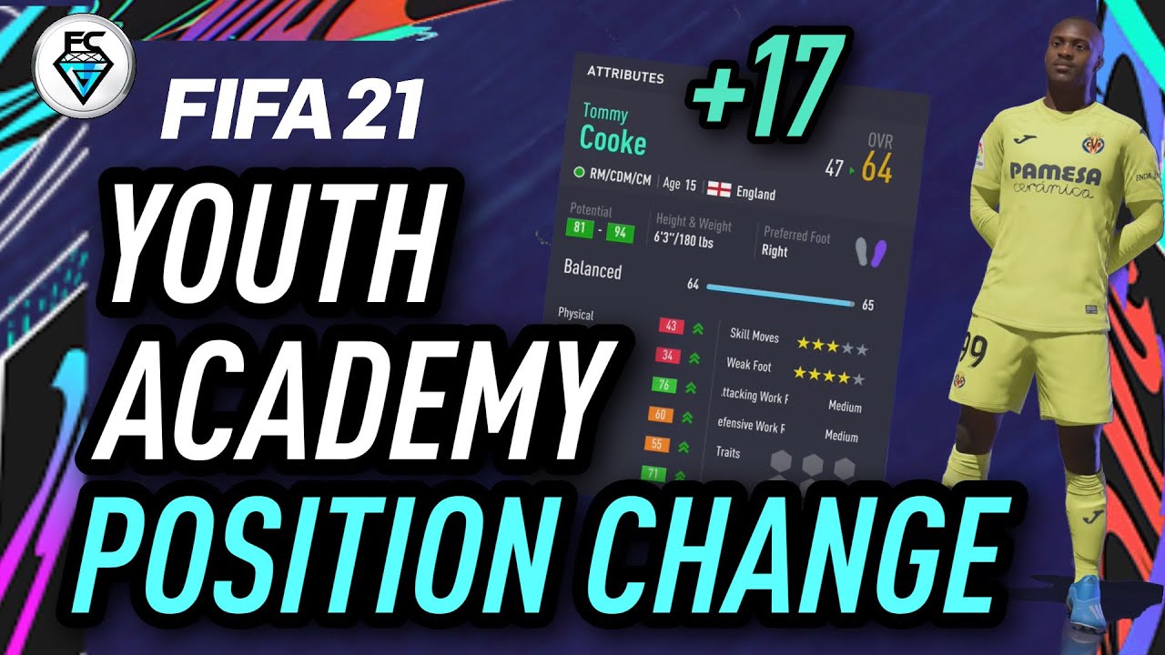 FIFA 21 YOUTH ACADEMY: POSITION CHANGE
