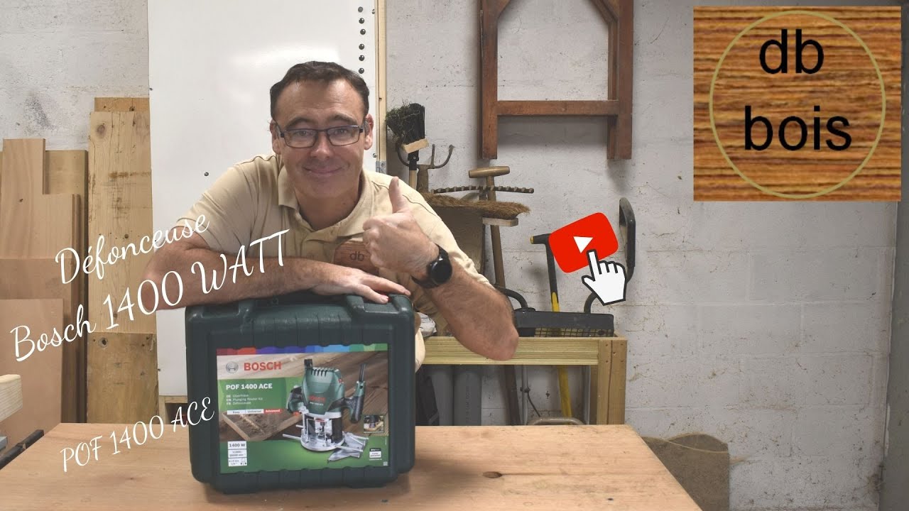 La défonceuse  Bosh pof 1400 ace test et avis