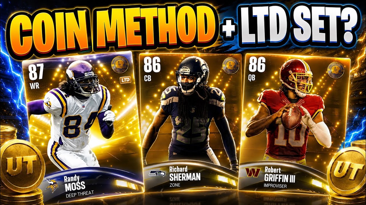 #1 COIN MAKING METHOD! LTD SET? FREE 86 OVR LEGENDS PLAYERS IN MADDEN 27 ULTIMATE TEAM!!