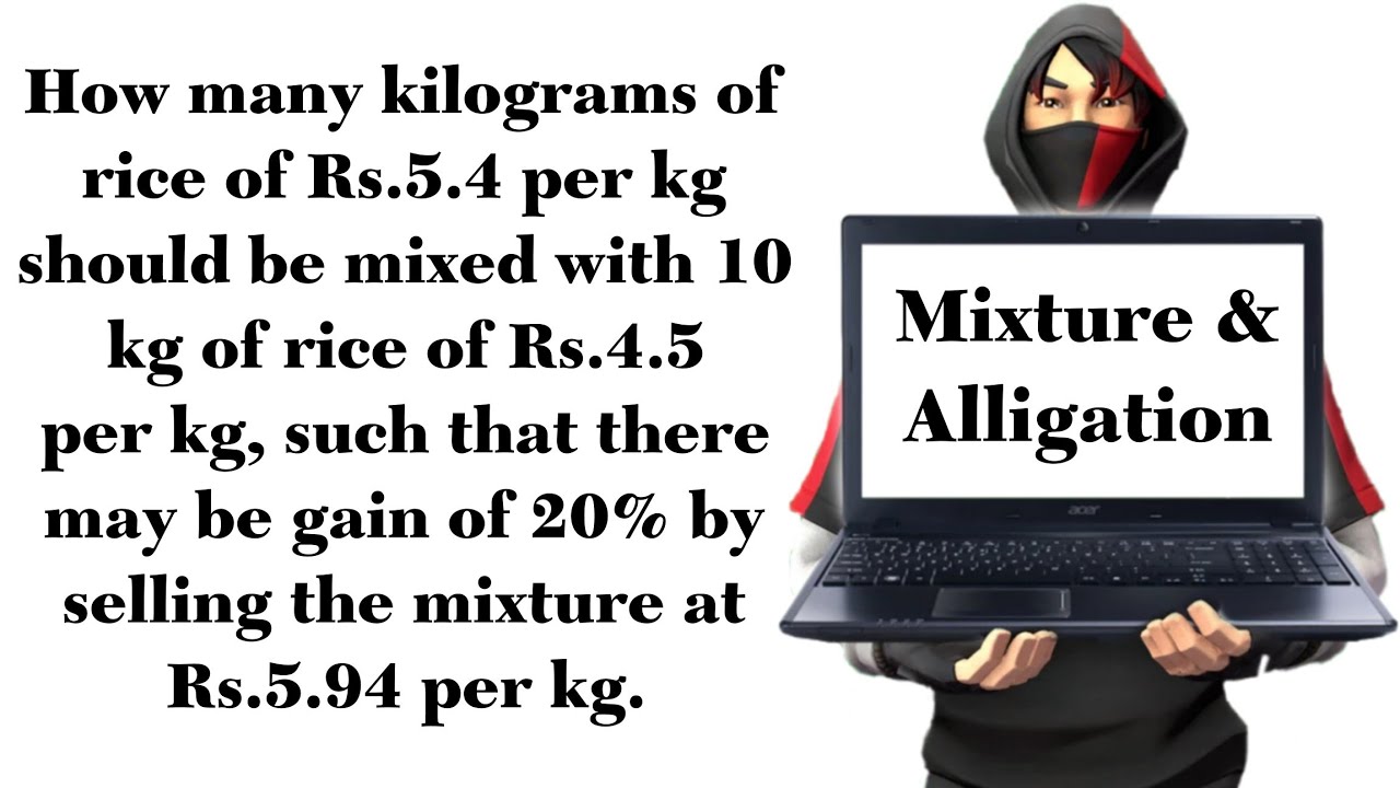 Mixture and Alligation  | PREVIOUS YEAR BEST QUESTION