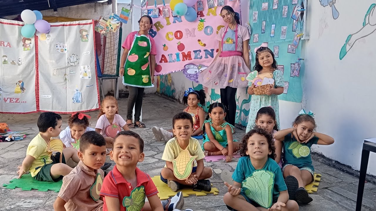 Apresentação do projeto de alimentação saudável - A CESTA DA DONA MARICOTA