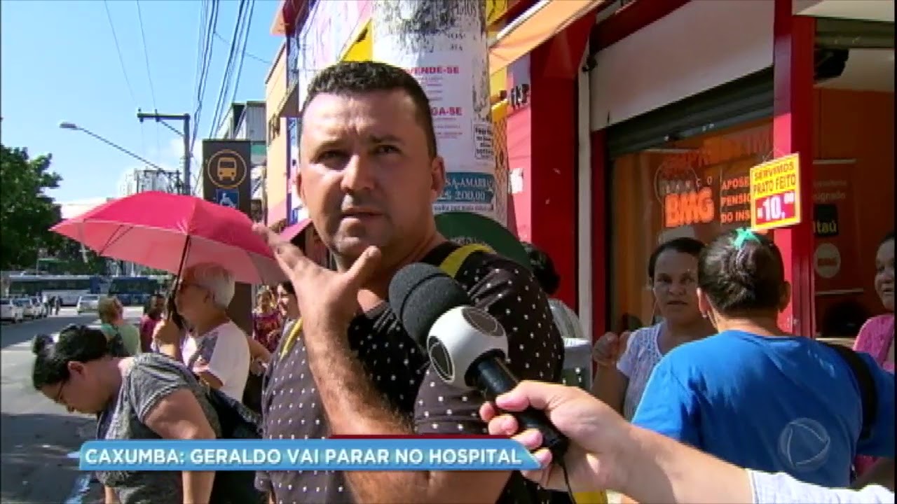 Geraldo Luís vai parar no hospital com caxumba