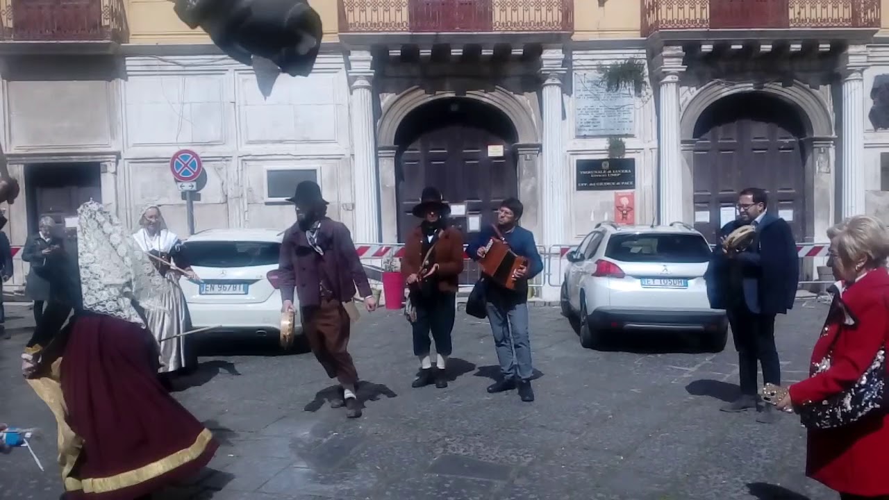 A dance from Abruzzo, music from Calabria. Lucera. Italy