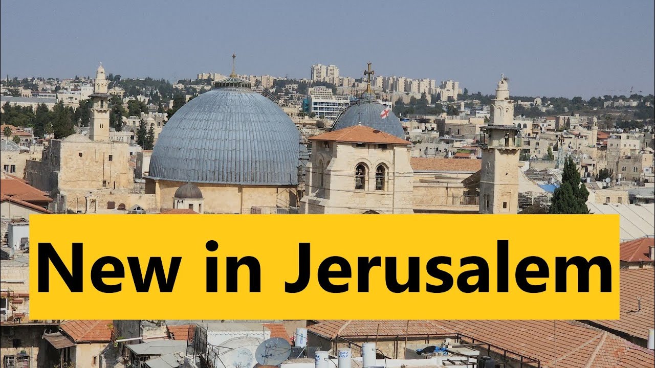 View of Jerusalem from the new Franciscan Museum (Jaffa Gate) - including a detailed explanation