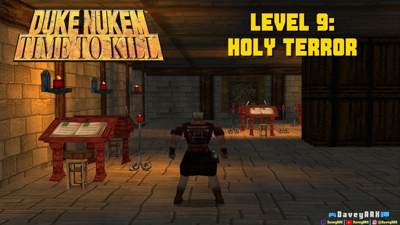 Duke Nukem: Time to Kill - Level 9: Holy Terror - Death Wish - No Deaths   Playstation - PSOne - PSX