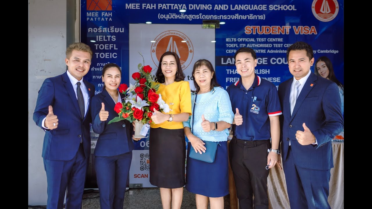 MEE FAH Pattaya Diving and Language School Grand Opening