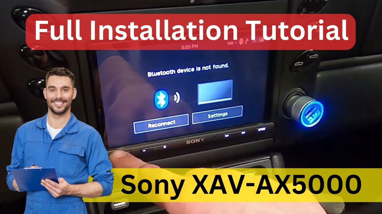 SONY XAV-AX5000 Installation | Easy DIY Step-by-Step Guide
