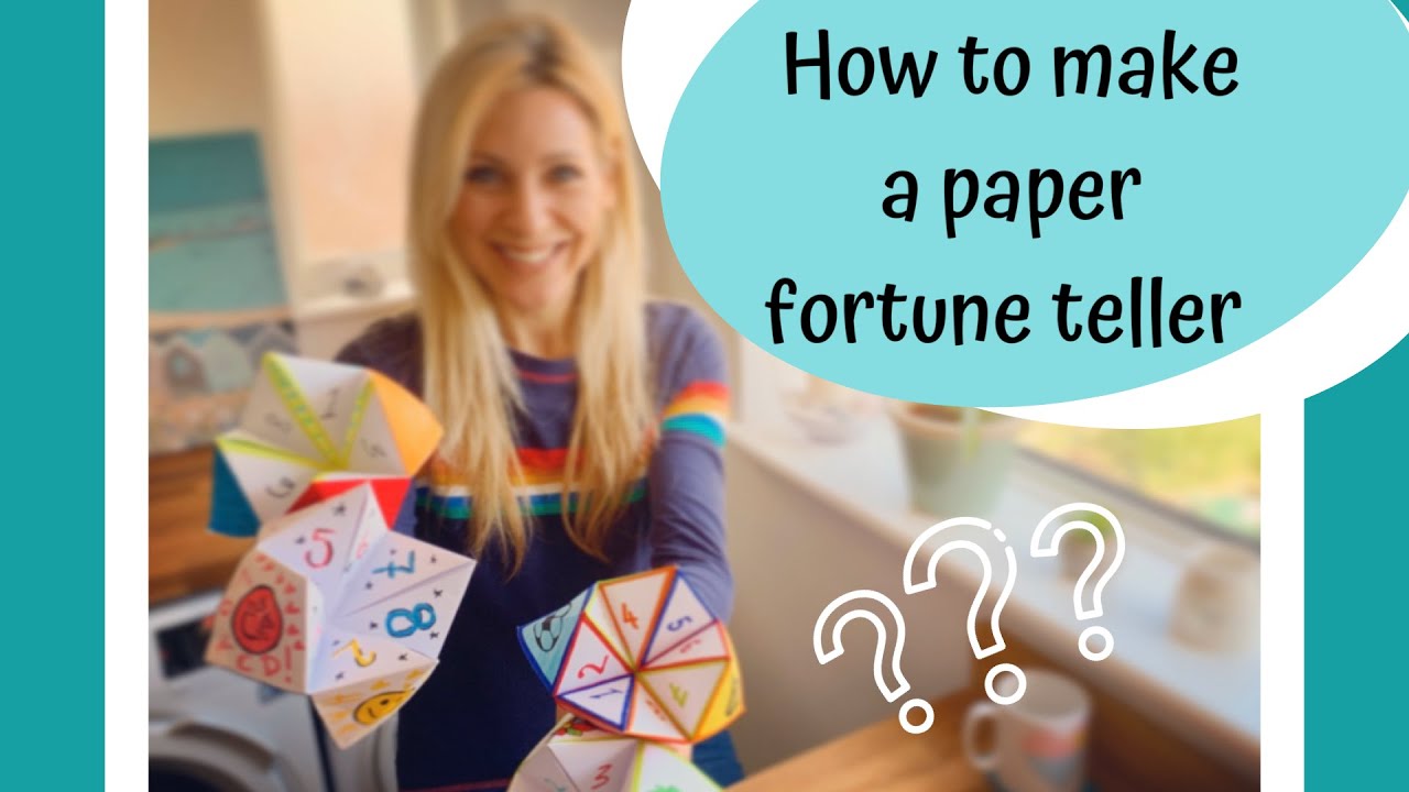 How To Make A Paper Fortune Teller