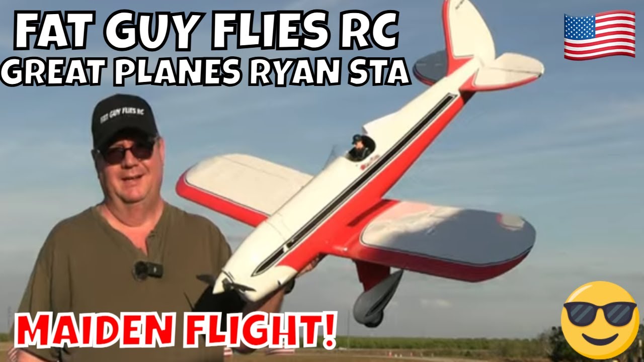 MAIDEN FLIGHT GREAT PLANES RYAN STA  by FGFRC #aviation #aircraft #rc