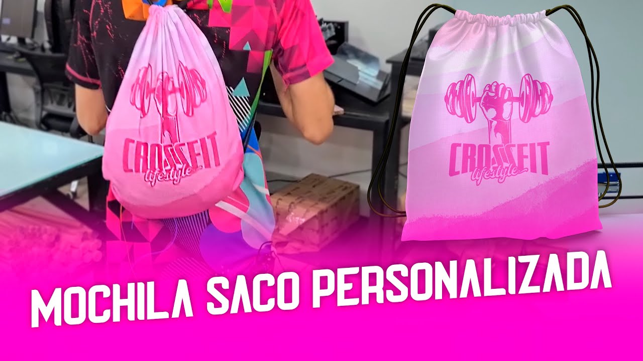 COMO FAZER MOCHILA MOCHILA SACO EM SUBLIMAÇÃO TOTAL