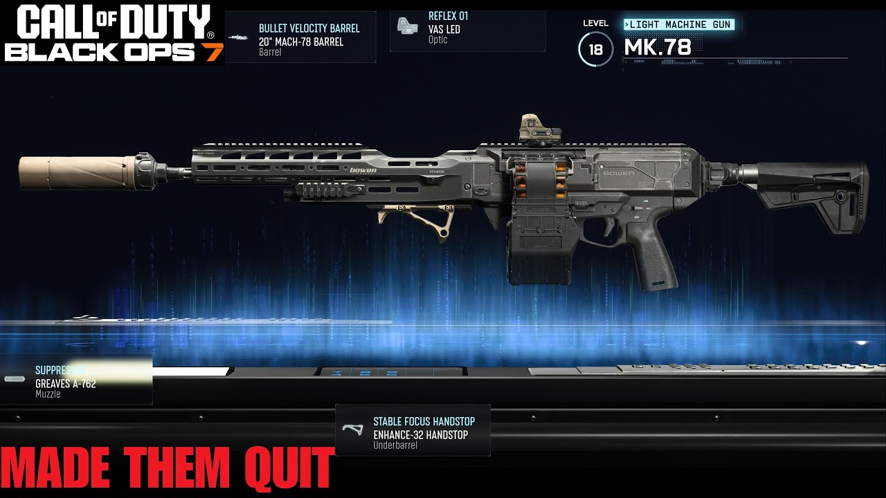 THIS LMG MADE THEM QUIT AND RUN MK.78 Call of Duty Black ops 7 #callofduty #codbo7 #mk78