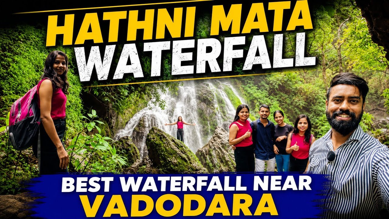 Hathni mata waterfall - Best Waterfall Near Vadodara Gujarat Hathni Mata Waterfall | Jambughoda
