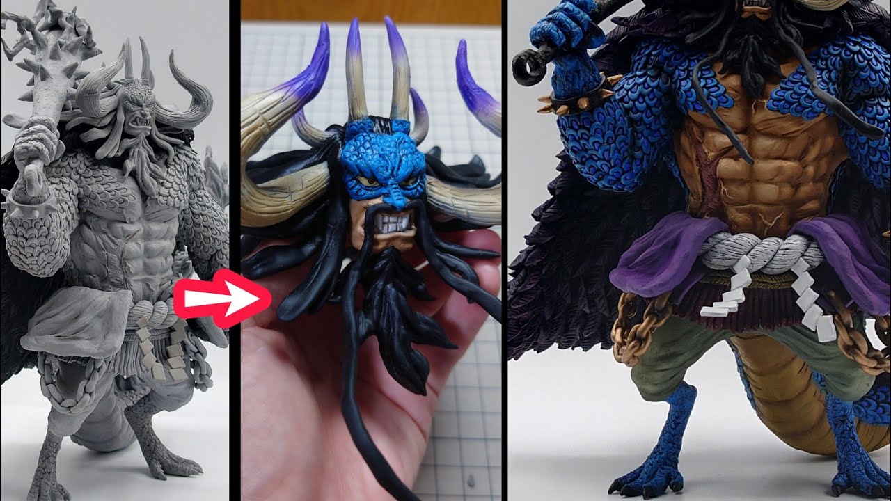 能力再現！人獣型のカイドウを作ってみた ワンピース フィギュア/Sculpting Kaido 