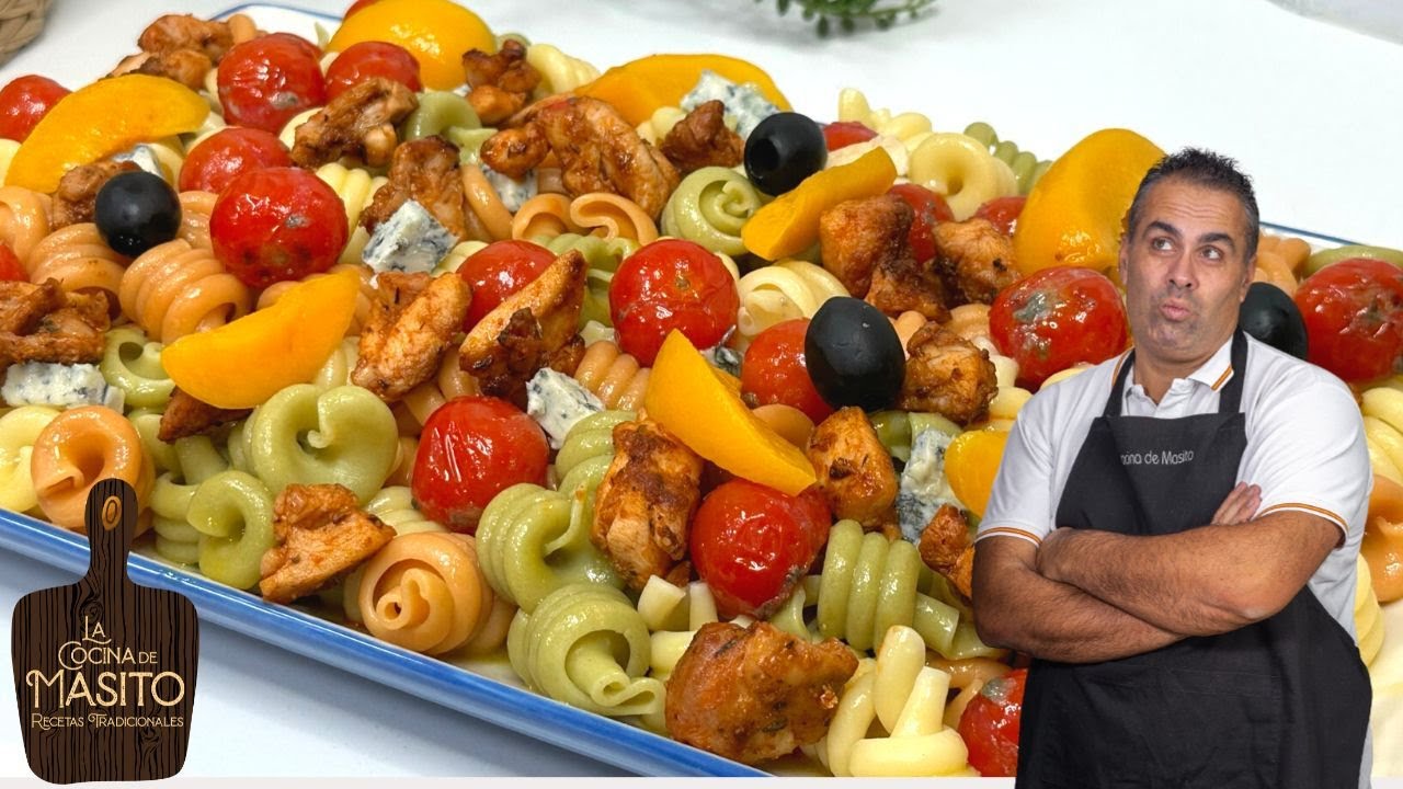 ENSALADA DE PASTA con una COMBINACIÓN  de SABORES realmente MARAVILLOSA