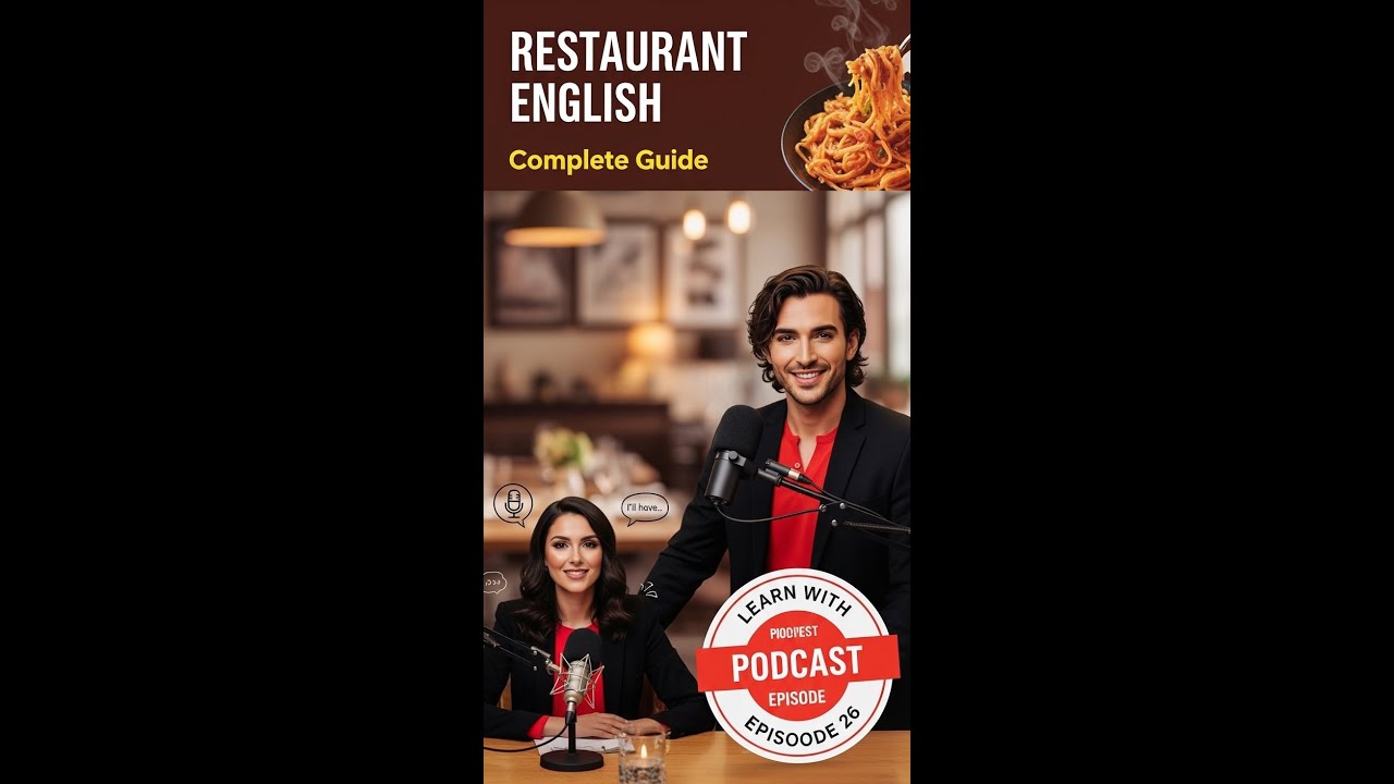 Learn Restaurant English: Menu, Ordering & Paying - Full Conversation Guide | English Playbook Ep.26
