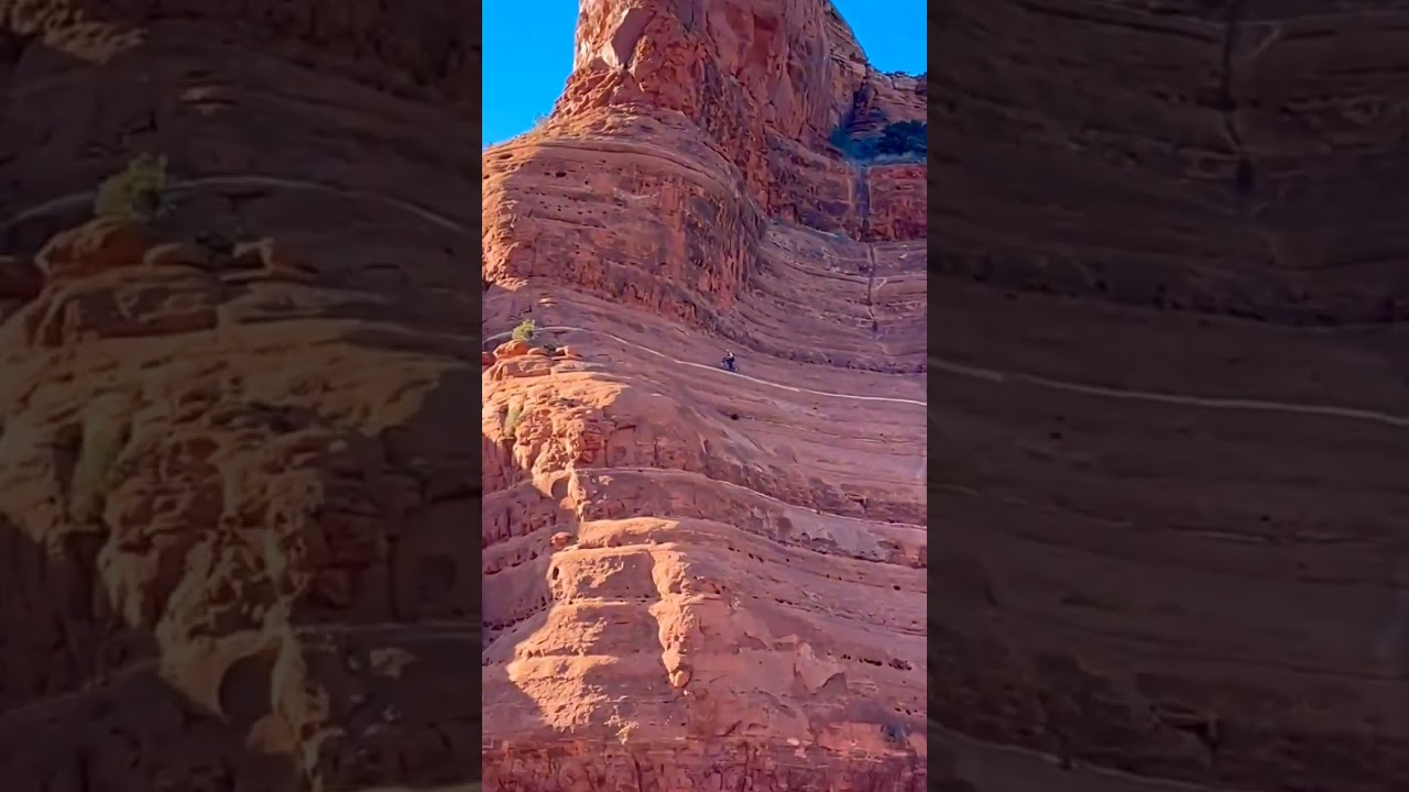 the white line trail in Sedona AZ