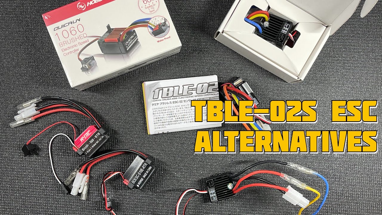 TAMIYA TBLE-02S HOBBYWING 1060 ESC ALTERNATIVES | Cheap Budget Friendly Affordable $12 $15 #tamiya