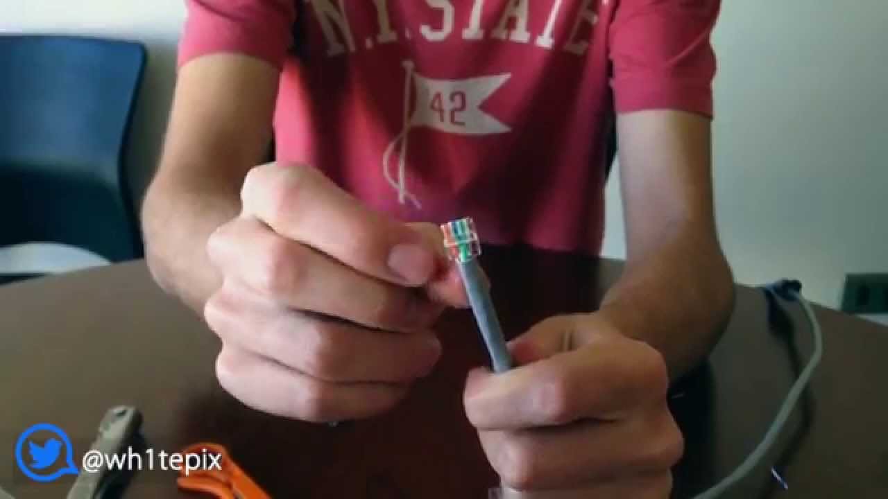Tutorial - Conector RJ45 de tres partes para cable UTP Cat 6