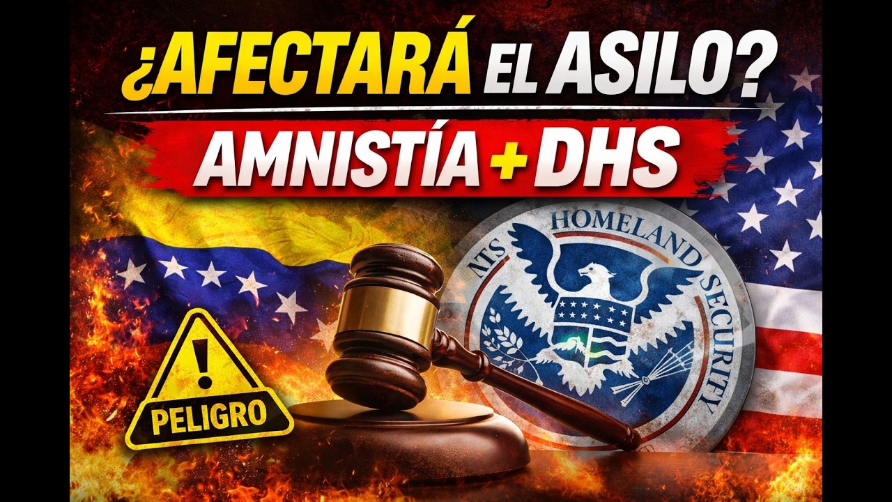 ¿Afectará el asilo venezolano? Amnistía en Venezuela y salida de Kristi Noem del DHS