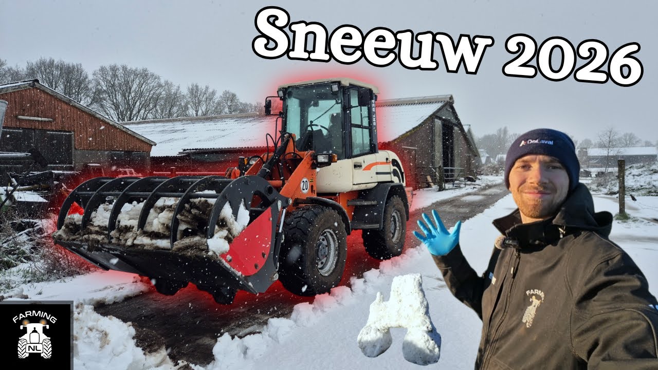 Sneeuwpret op de Boerderij....