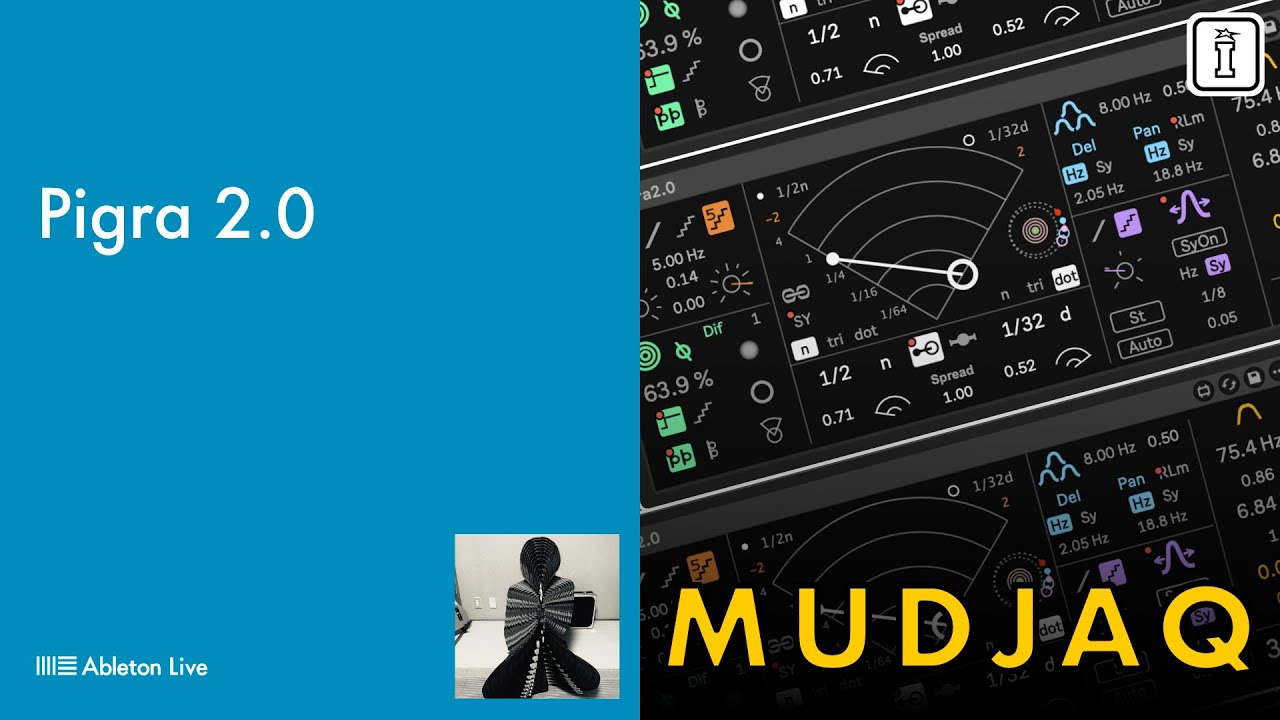 Walkthrough - Pigra 2.0 - MaxforLive Delay for Ableton Live by Mudjaq
