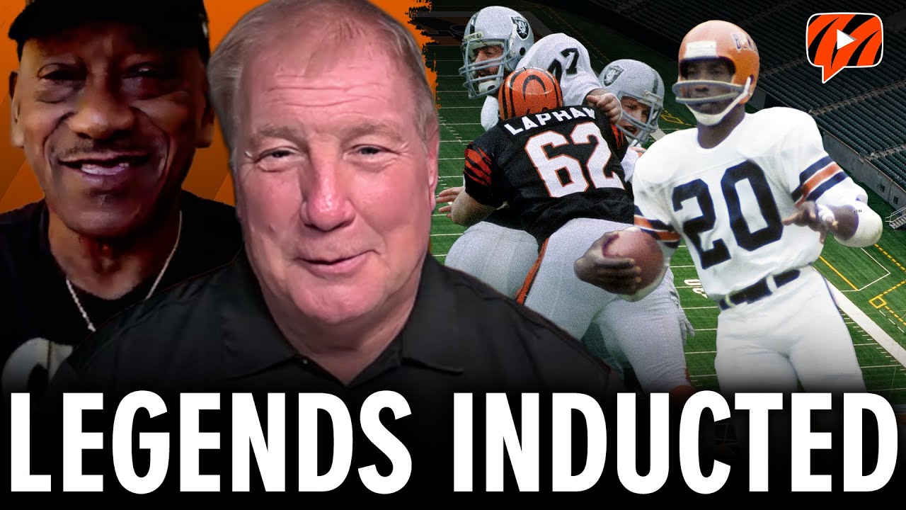 Cincinnati Bengals LEGENDS Dave Lapham and Lemar Parrish React to Ring Of Honor Induction