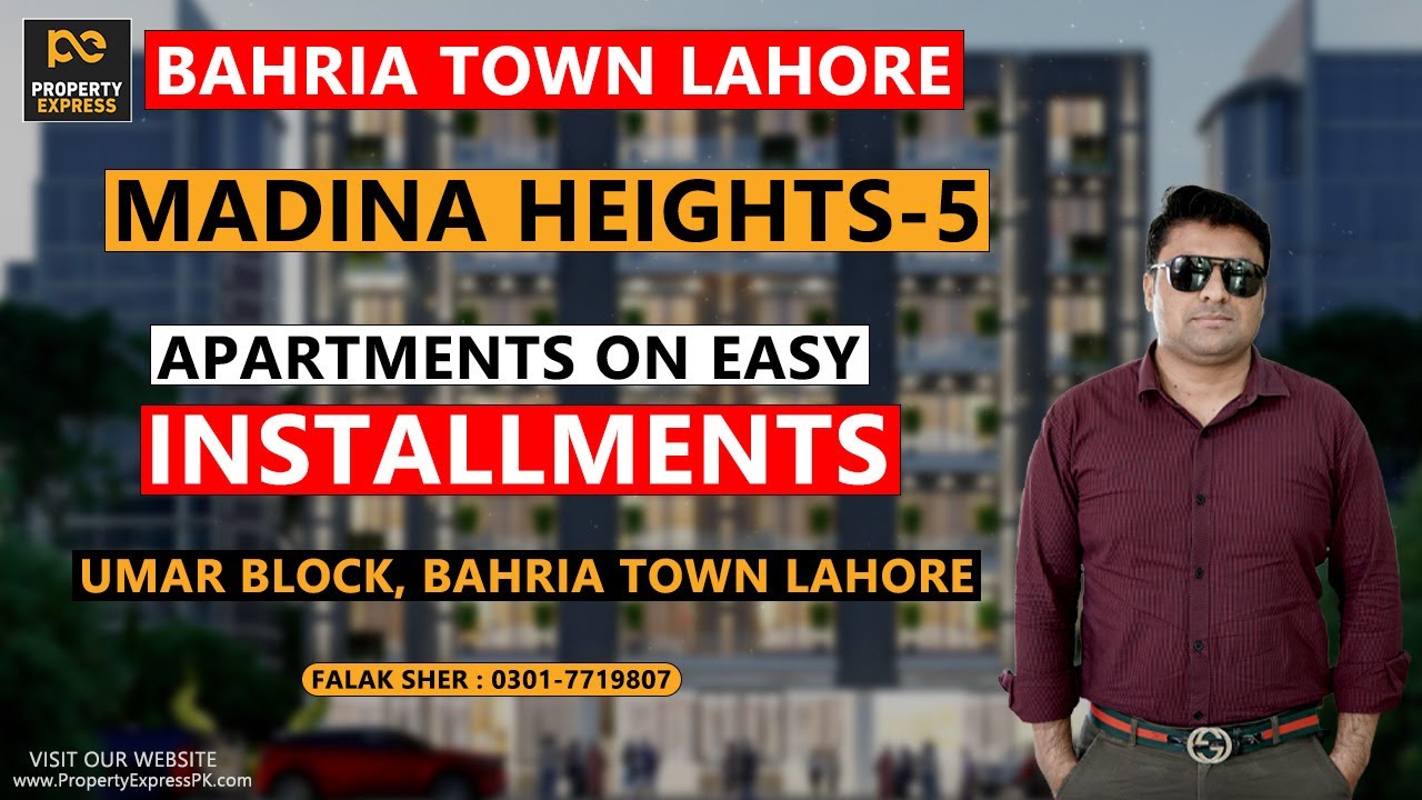 Madina Heights 5 | Book Your Apartment | Bahria Town Lahore