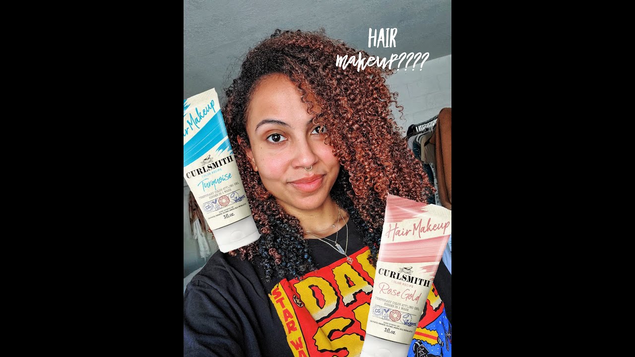 CURLSMITH HAIR MAKEUP | HAIR COLOR FOR CURLY HAIR | #curlsmith #hairmakeup