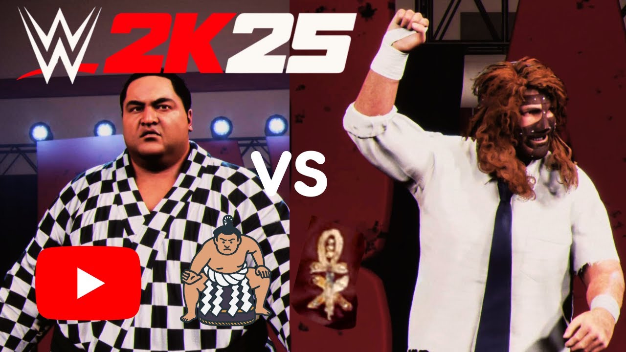 WWE2K25 Fantasy 90er Jahre Match Yokozuna vs Mankind
