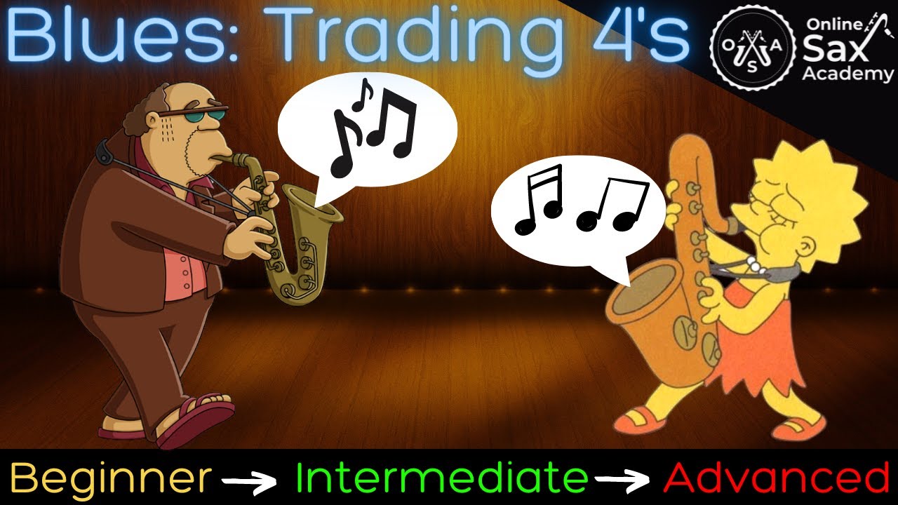 12 Bar Blues: Trading 4s - Beginners, Intermediate + Advanced #58