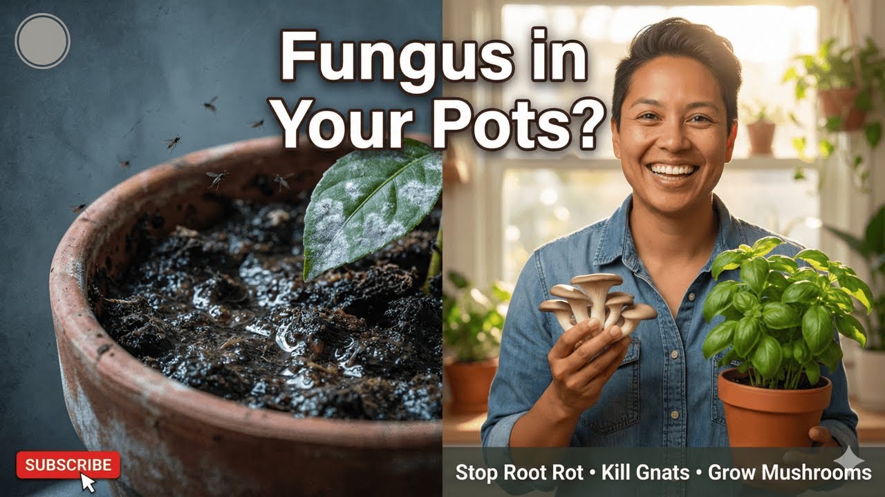 Fungus in Your Container Garden: Friend, Foe, and Food