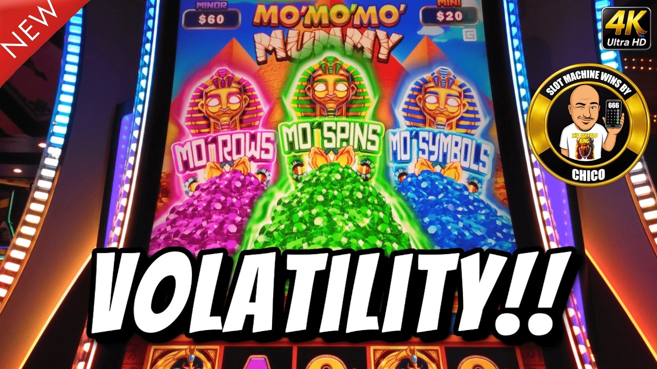 Mo Mo Mo Mummy Slot Machine is VOLATILITY At It's Finest