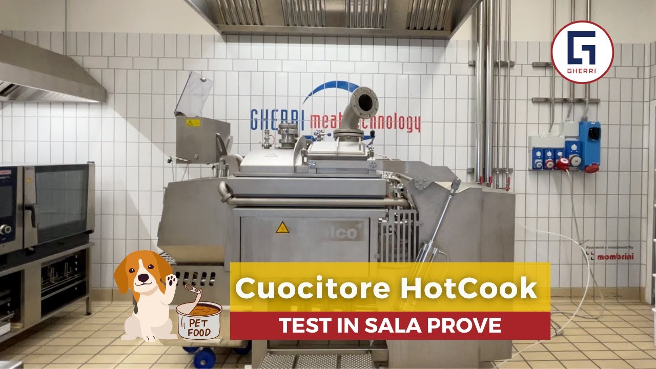 Produzione di Pet Food con Cuocitore HotCook | Sala Prove Gherri