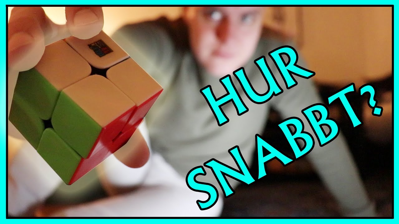 Hur snabbt kan man lära sig att lösa en 2x2 Rubiks kub?