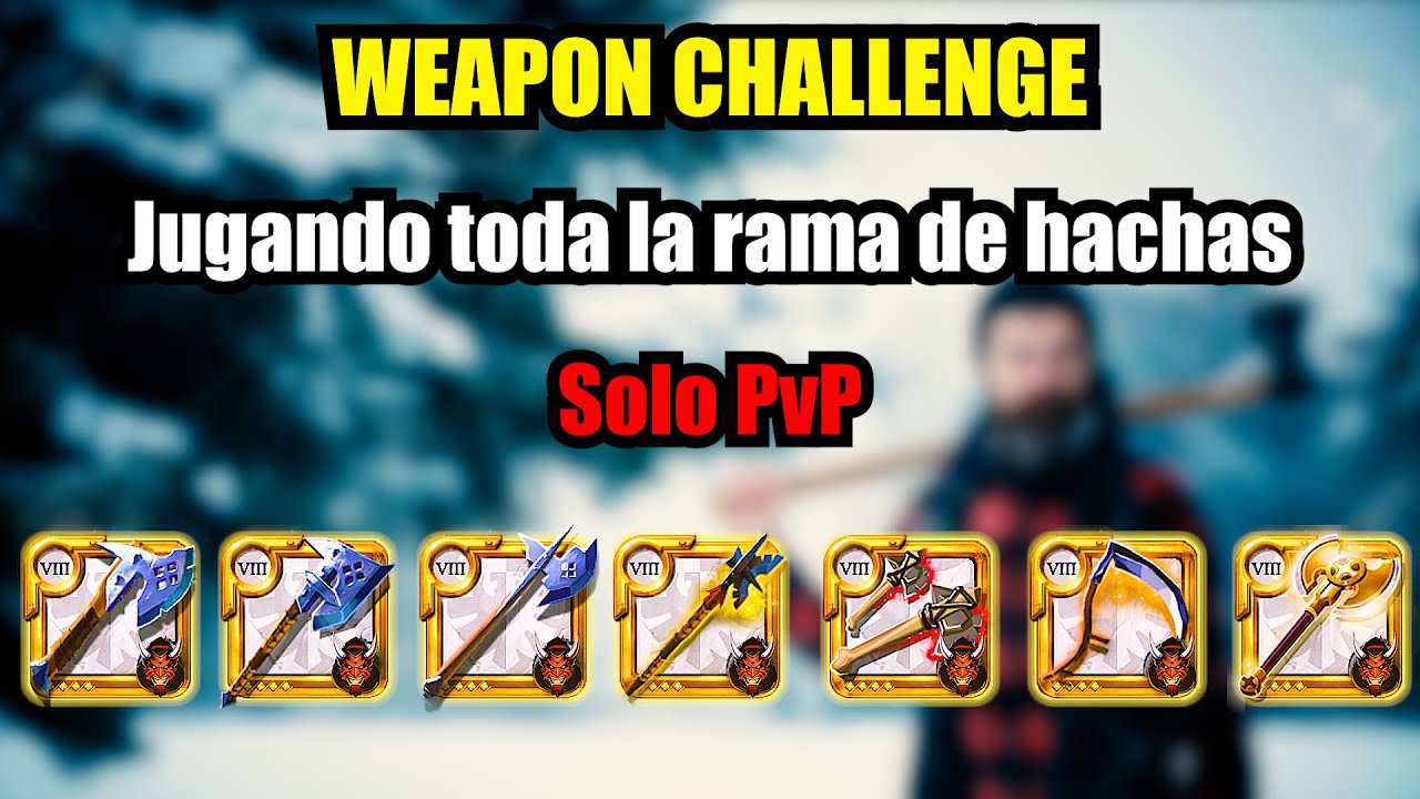 🤯🥊 Weapon Challenge #2: Hachas 🪓 |  ✅🔥 Solo PvP | 🟠 Albion Online En Español