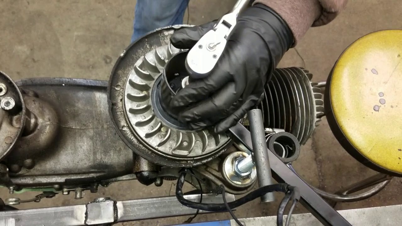Lambretta Flywheel Removal
