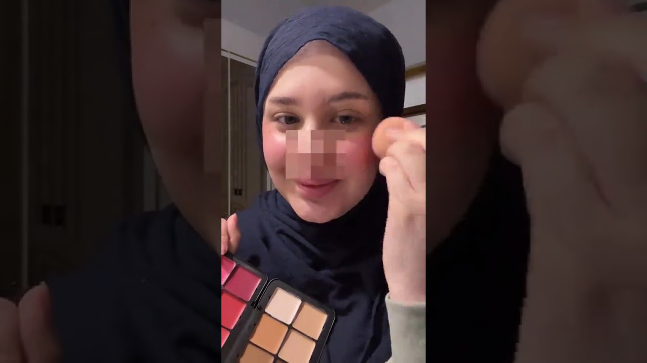مكياج قبل عزومة فطور 🌚❤️