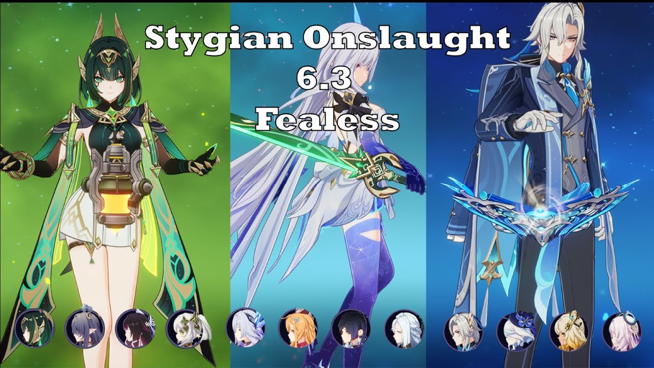 Stygian Onslaught Lv5 Fearless _ 6.3  _ Genshin Impact