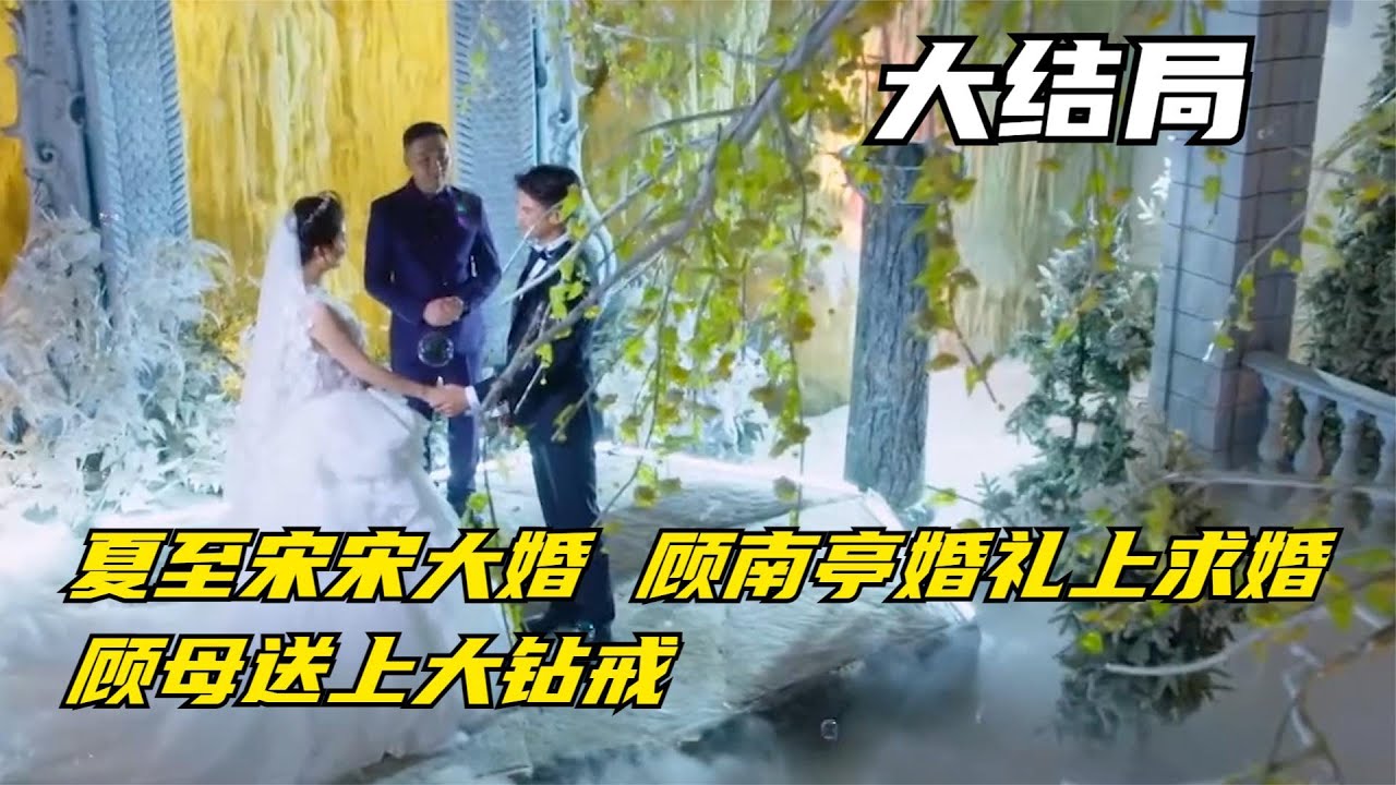 向风而行：结局夏至宋宋大婚，顾南亭婚礼上求婚，顾母送上大钻戒【幕后梦想家】