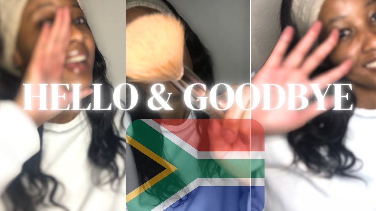 ASMR-Hello & Goodbye 🇿🇦in South African Languages(Gum chewing /whispering)