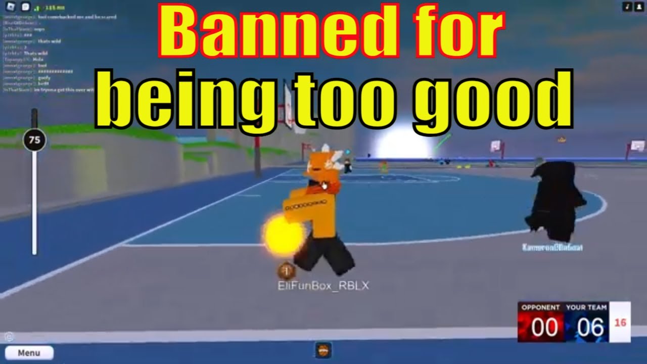 I GOT BANNED CUZ HOOPZ SAYS IM TOO GOOD