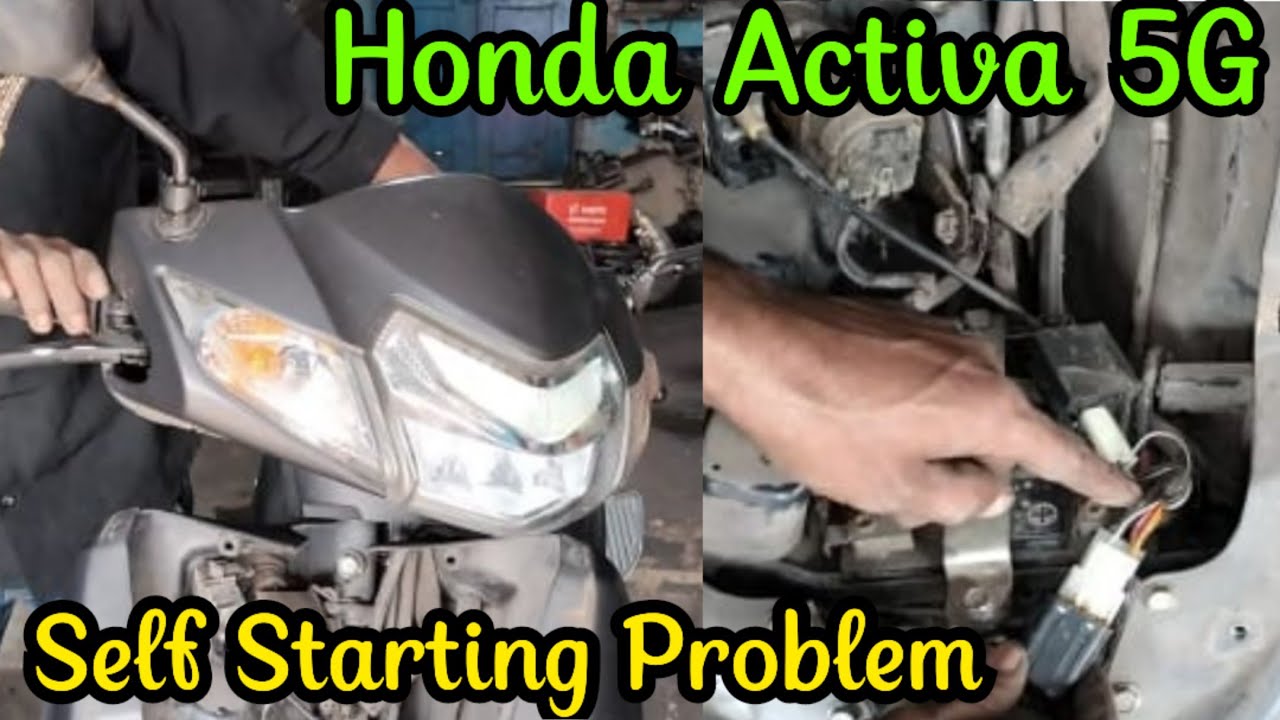 Self Starting Problem | Honda Activa 5G #activa5g #startingproblem #viralvideo #viralyoutubevideo