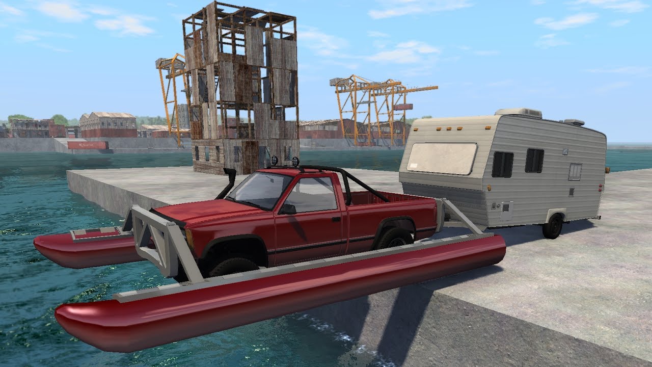 BeamNG.drive - D-Series Deployable Pontoons