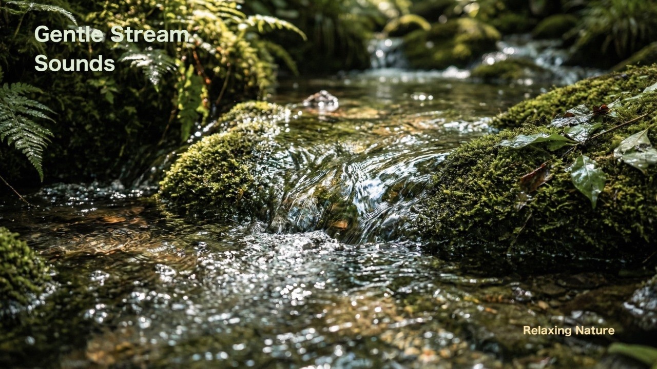 小川のせせらぎ｜Gentle Stream Sounds | Relaxing Nature & Healing BGM