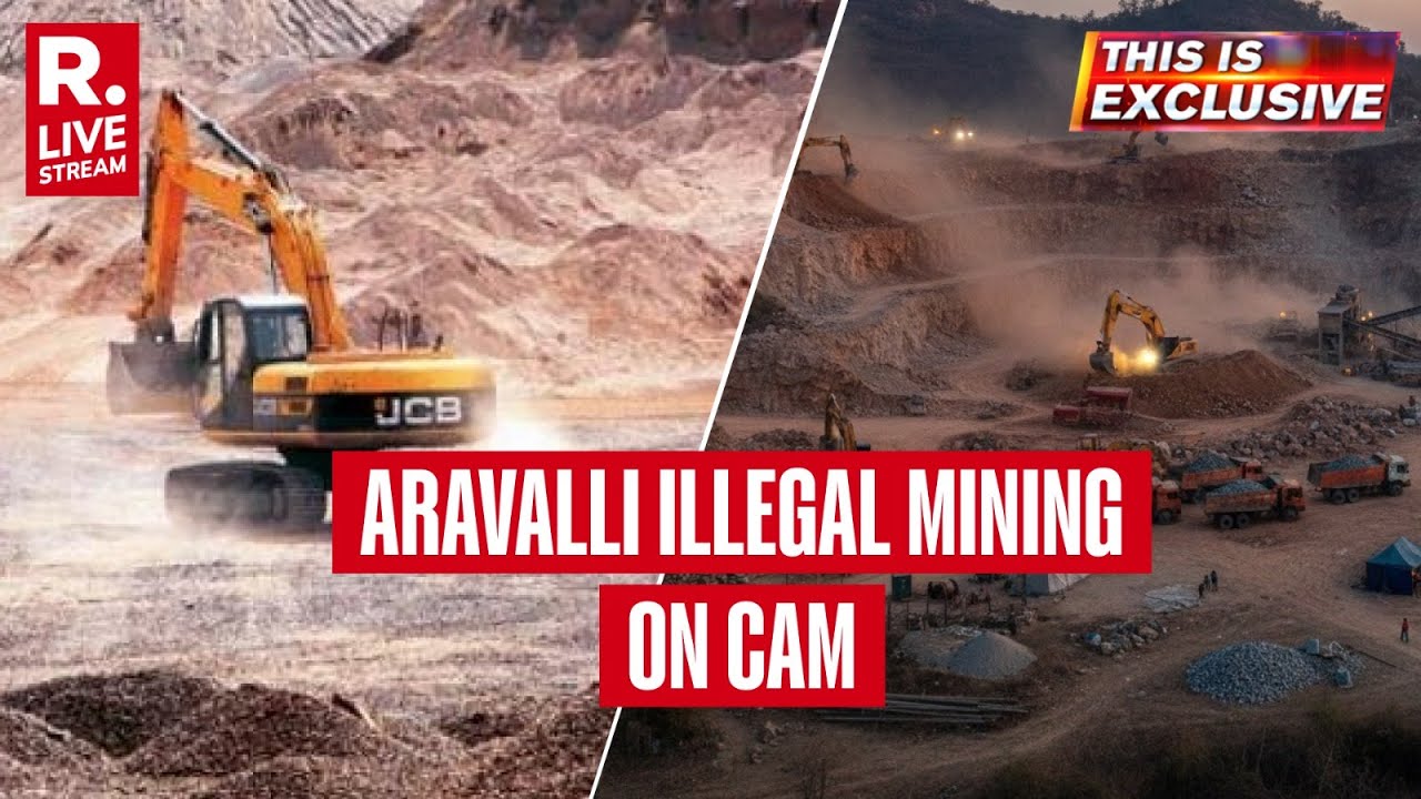 This Is Exclusive LIVE: Aravalli Illegal Mining Caught On Cam | Republic Investigation